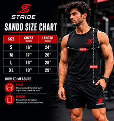 sando size chart